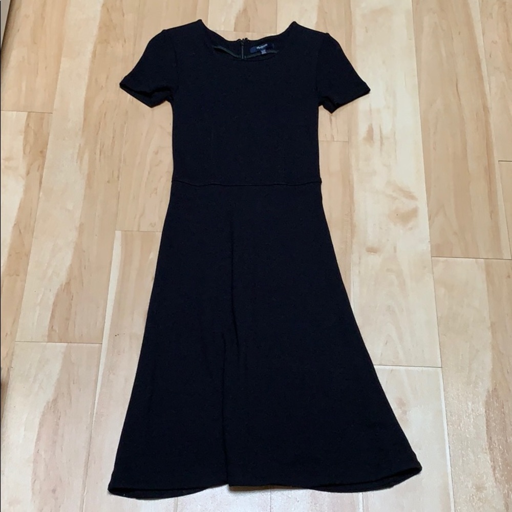 Black knit, Madewell, dress